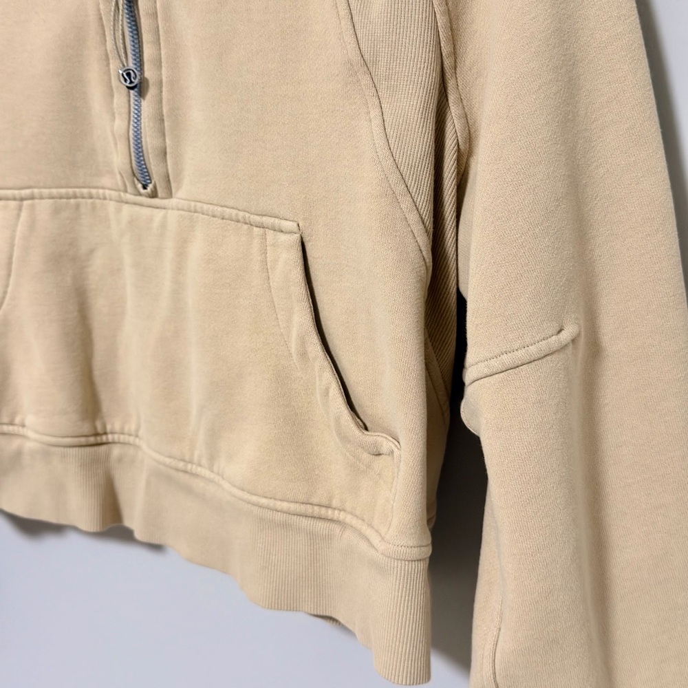 LULULEMON Scuba Oversized Half Zip Hoodie - Trench - Picture 5 of 7